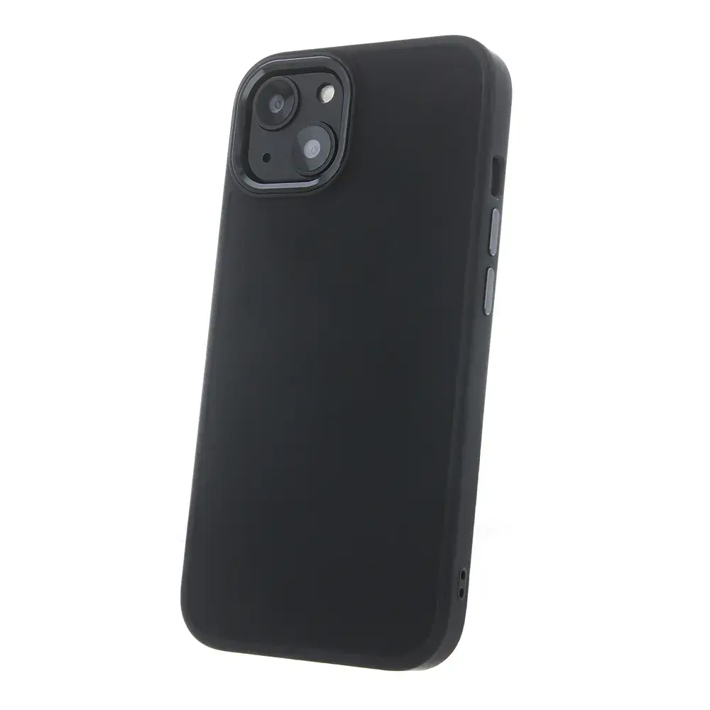 Satin case for iPhone 15 Plus 6,7" black