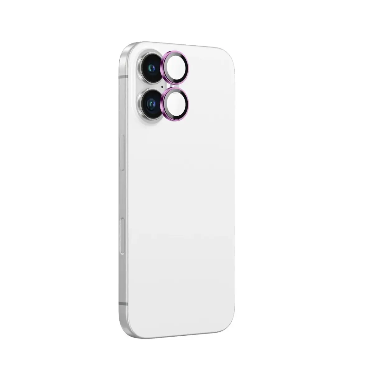 AmazingThing AR Aluminum 2 Lens Glass telefona maciņš iPhone 16, iPhone 16 Plus - Pink