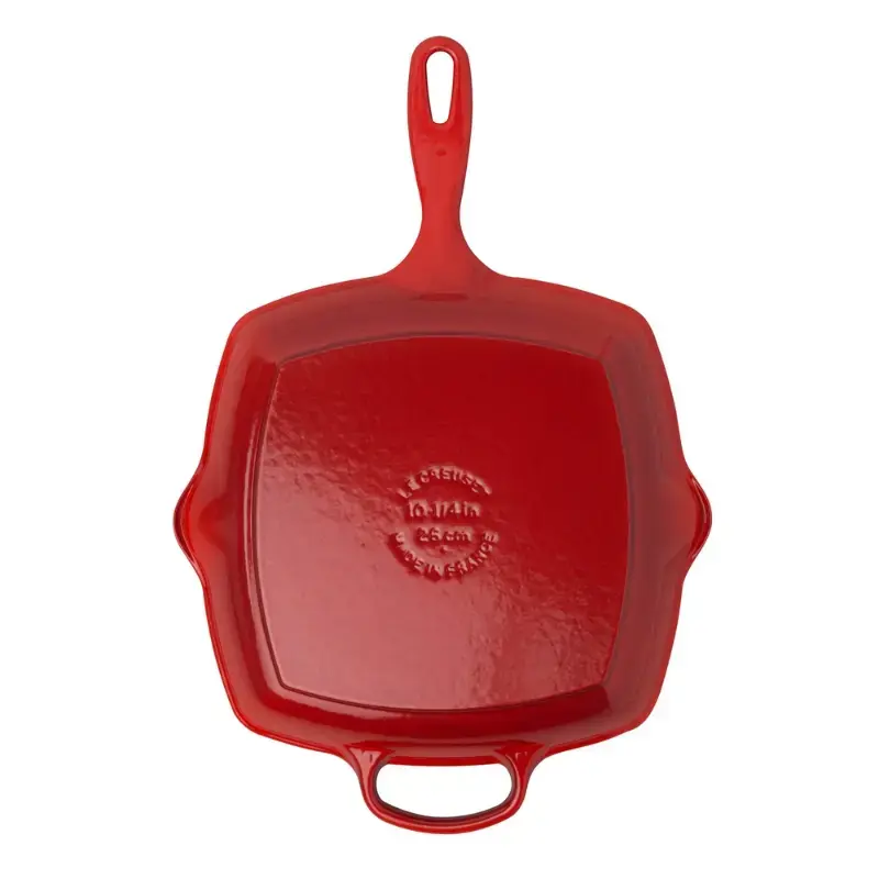 Le Creuset Čuguna grillpanna kvadrātveida 26x26cm sarkana