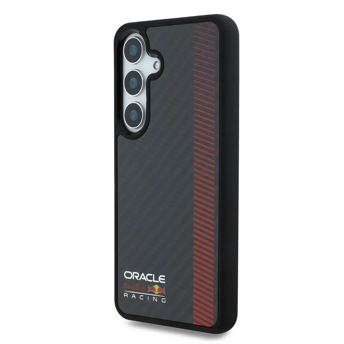 Red Bull black Powerbar phone case for Samsung Galaxy S25+ black with MagSafe support