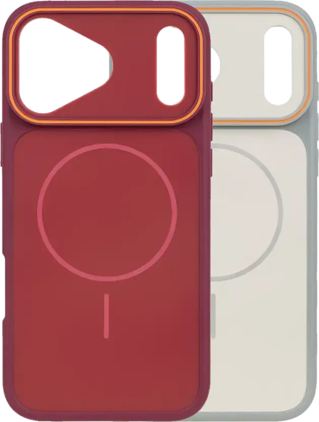 Obal:Me MagNetix Delta phone case with MagSafe support for iPhone 17 Pro Max | iPhone 18 Pro Max red