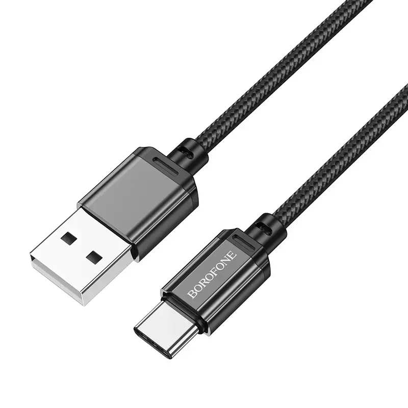 Borofone Cable BX87 Sharp - USB to Type C - 3A 2 metres black