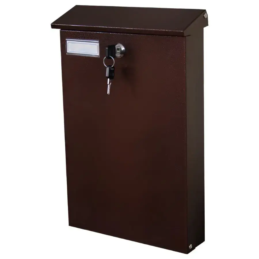Mailbox 380x250x75mm brown