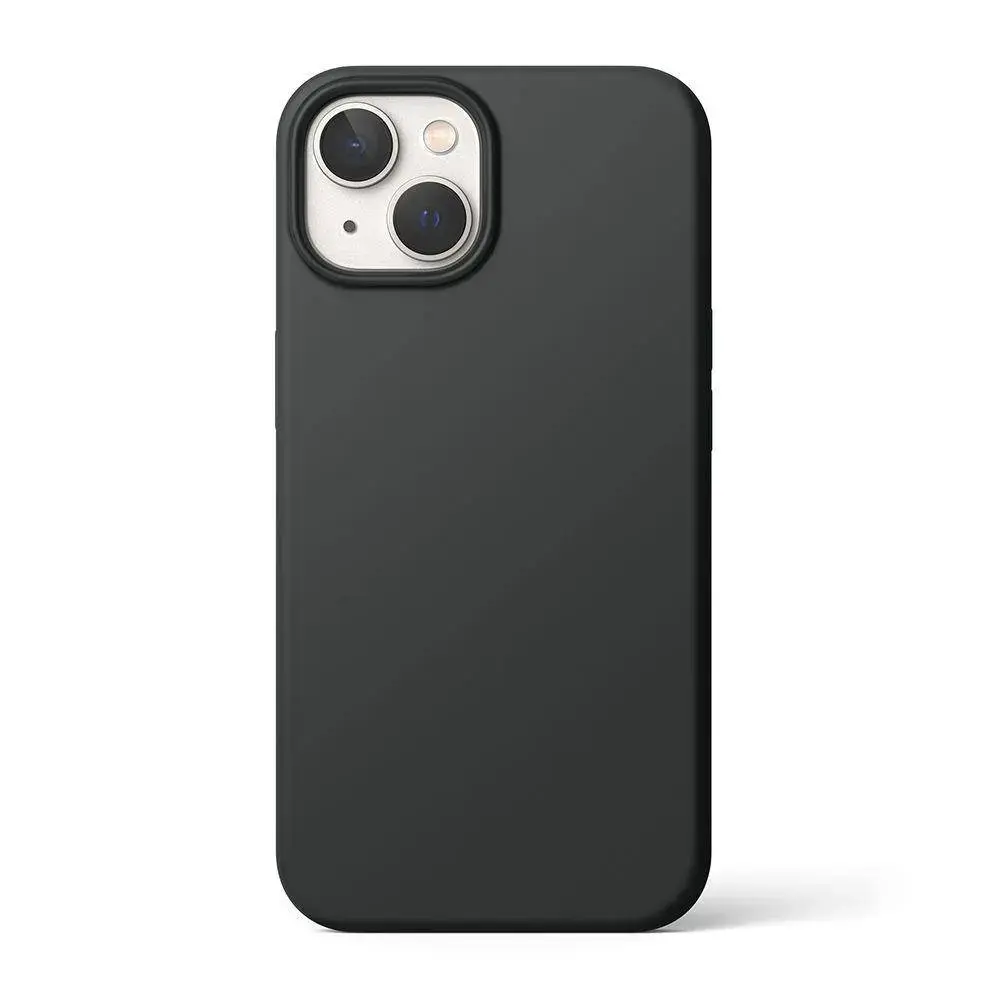 Fusion elegance fibre izturīgs silikona aizsargapvalks Apple iPhone 14 Pro Max melns