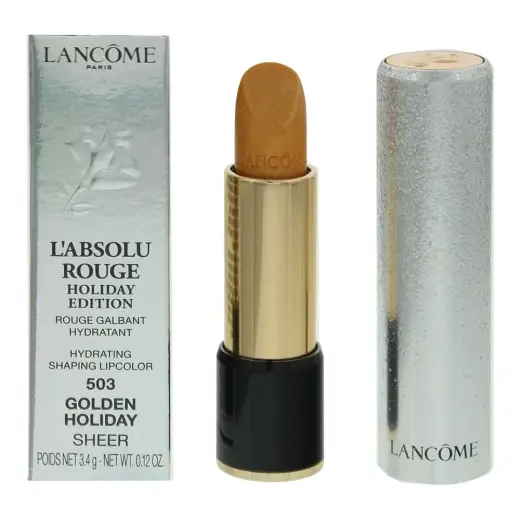 Lancome, L'Absolu Rouge, Sheer, Cream Lipstick, 503, Golden Holiday, 28 g