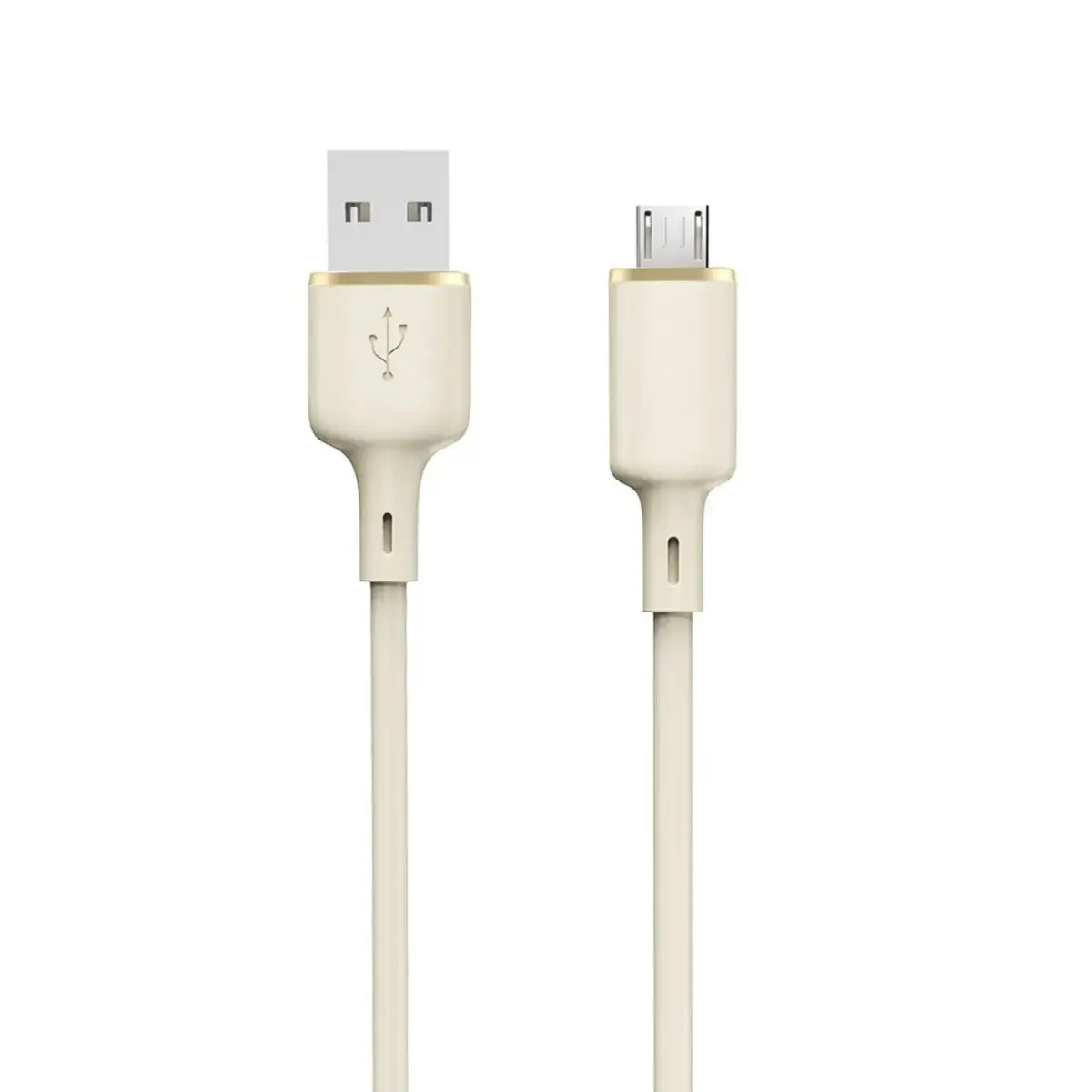 Dudao L7SM datu pārraides un uzlādes vads | USB-A uz Micro USB | 25W | 1m | bēšs