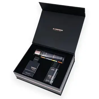 Al Haramain Amber Oud Private Edition Gift Set EDP 75 ml, EDP 30 ml and Body Veil 250 ml 75ml
