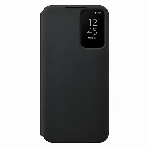 EF-ZS901CBE Samsung Clear View Cover for Galaxy S22 Black