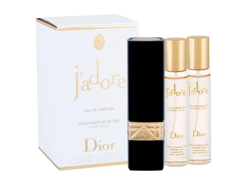 Dior J'adore Refillable Eau de Parfum 3x20 ml