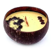 Tropikalia Svíčka z kokosu - vůně Coffee Mocha