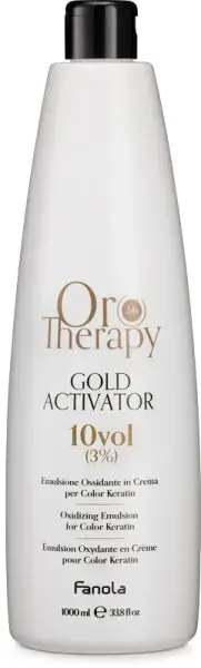 Fanola Oro Therapy 24k Gold Activator Pure Gold 3% 10 Volumes 1000 Ml