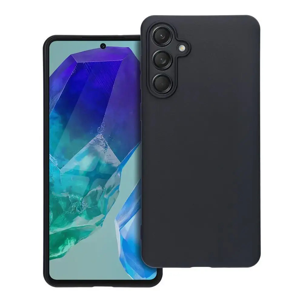 MATT maciņš telefonam Samsung Galaxy M55 (M556) melns