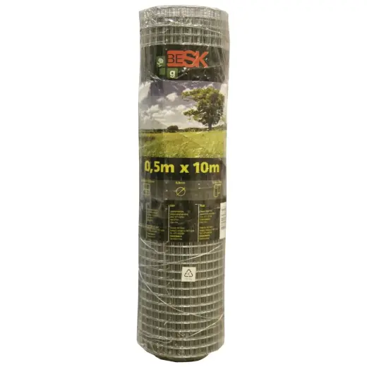 Welded wire fence 0.5mx10m (12.7x12.7mm)