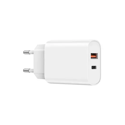 WIWU Wi-U002 travel charger | 20W | PD, QC | USB-A, USB-C | white