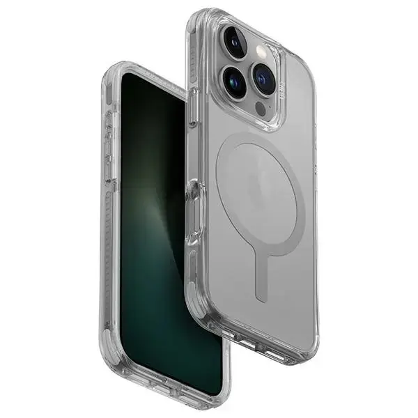 UNIQ etui Combat iPhone 16 Pro 6.3" Magclick Charging szary|stone grey