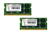 G.Skill DDR3 SO-DIMM 8GB (4GB x 2) 1333-999 SQ (F3-10666CL9D-8GBSQ)