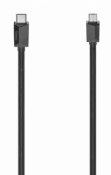 Hama USB Type-C Male - Micro USB Male 0.75m Black