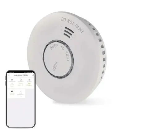 GoSmart Smoke Detector TS380C-HW with Wi-Fi