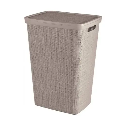 Veļas kaste Jute 58L 43x34x60cm bēša