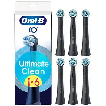 Oral B iO Ultimate Clean Black ( 6 ks ) - Náhradní hlavice