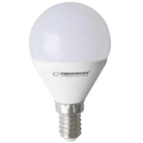 Esperanza ELL152 LED светодиодная лампа E14 G45 6W 3000K 580lm