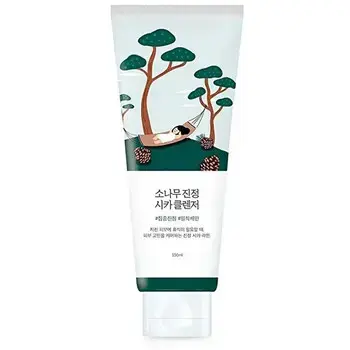 ROUND LAB Pine Calming Cica Cleanser - Zklidňující čisticí pěna 150ml