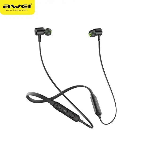 AWEI słuchawki sportowe BluetoothG30BL-BK czarny|black Neckband