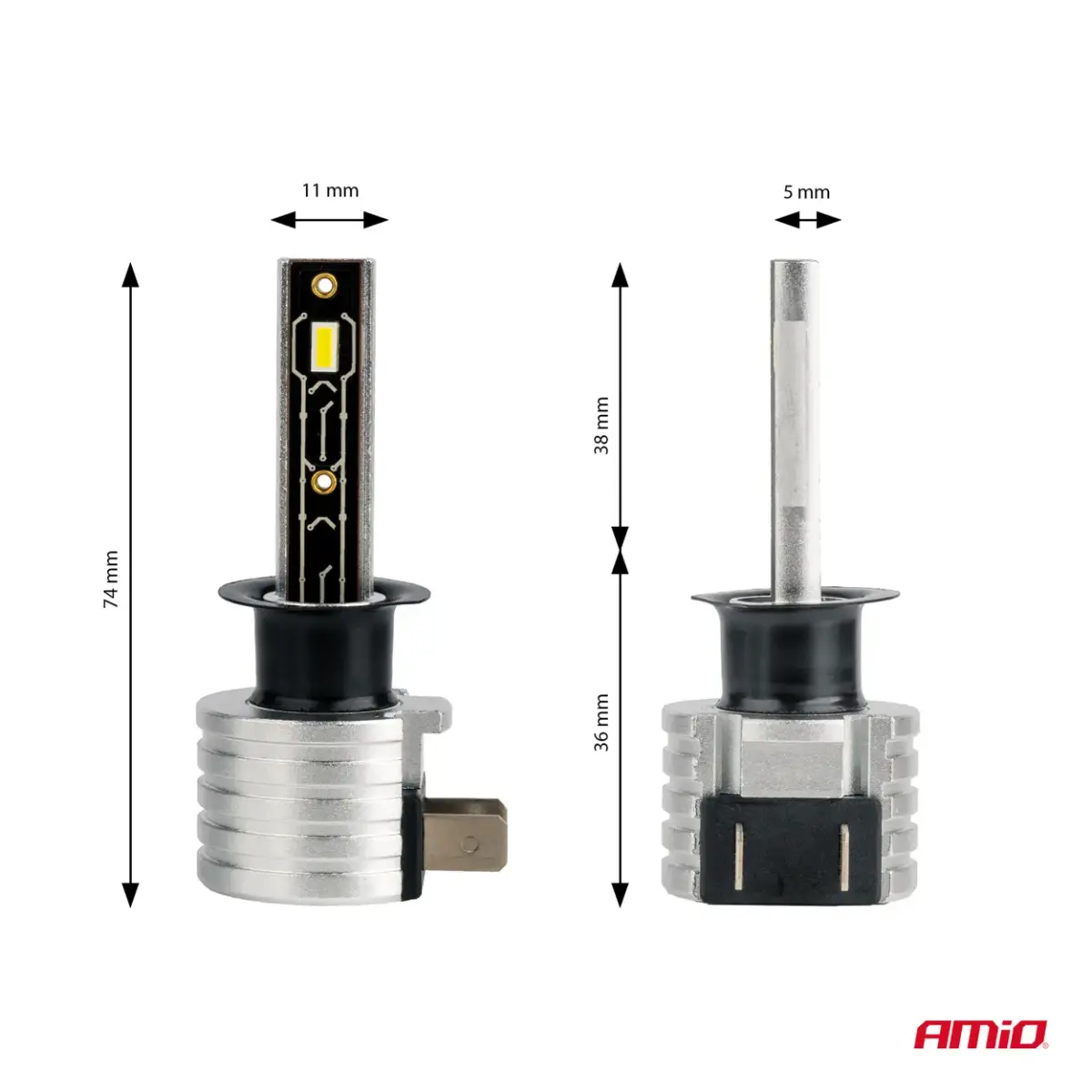 LED Headlights H-mini Series H1 AMiO-03329
