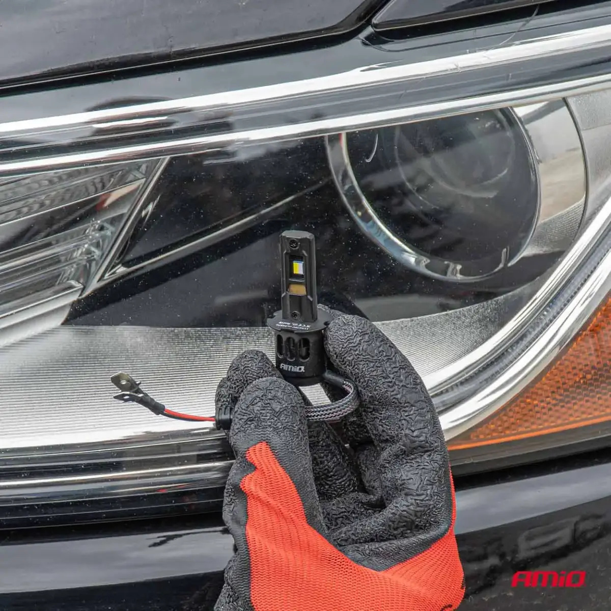 LED Headlights Series F26 PRO LumiTec LIMITED +130% DUO FULL CANBUS H3 12V 24V AMIO-04870
