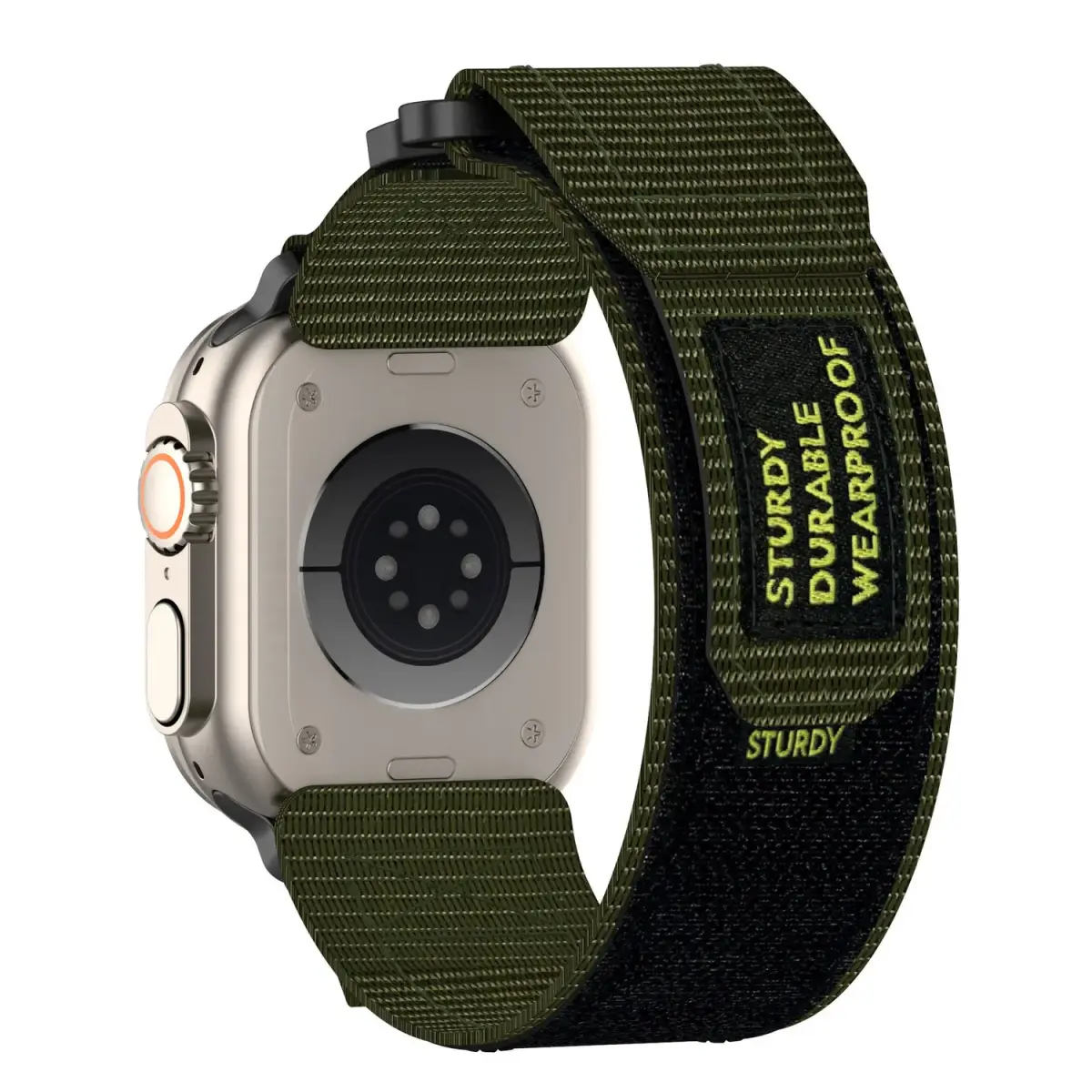 Nylon loop for Apple Watch 42|44|45|49 design 4 khaki