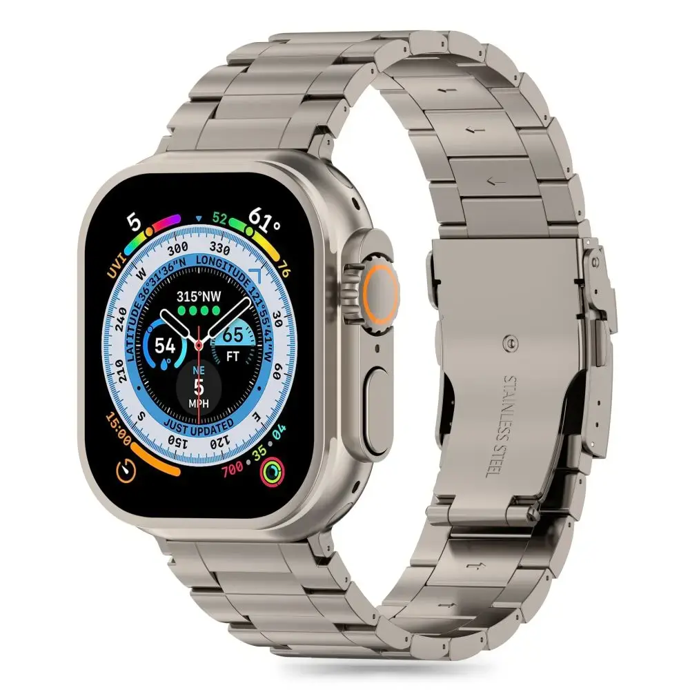 TECH-PROTECT STAINLESS PRO APPLE WATCH 4 | 5 | 6 | 7 | 8 | 9 | SE | ULTRA 1 | 2 (42 | 44 | 45 | 49 MM) TITANIUM