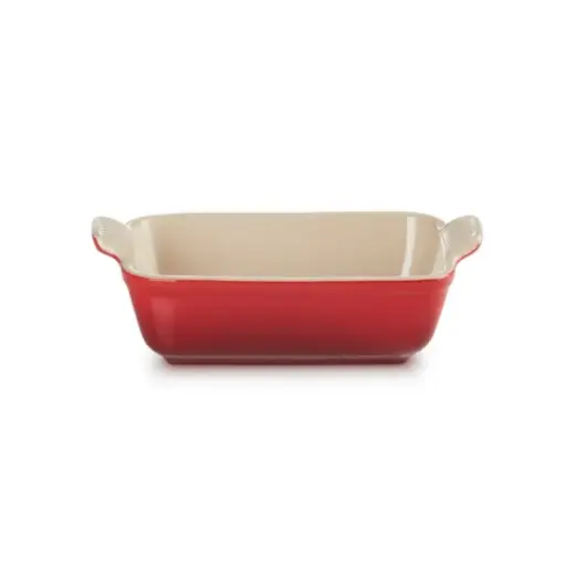 "Le Creuset" stačiakampio formos "Heritage Stoneware" 19x14 cm / 1,1 l oranžinės spalvos