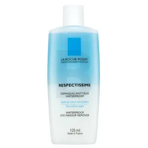 La Roche-Posay Respectissime divfāžu ūdensnoturīgs acu kosmētikas noņemšanas līdzeklis 125 ml