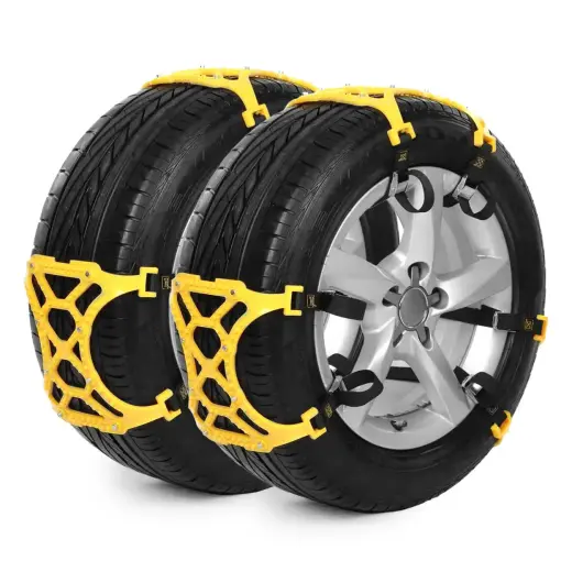 Universal anti-skid snow tire chains set 6 pcs AMIO-04947
