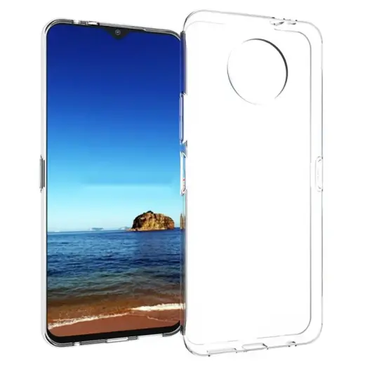 Fusion Ultra Back Case 0.3 mm silikoninis apsauginis dėklas Nokia G50, skaidrus