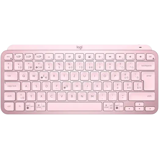 LOGITECH MX Keys Mini Bluetooth Illuminated Keyboard - ROSE - UK
