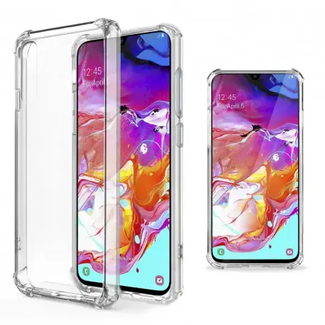Fusion Anti Shock 0.5 mm Silicone Case For Samsung G770 Galaxy S10 Lite Transparent
