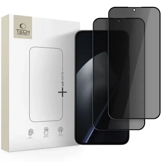 SZKŁO PRYWATYZUJĄCE TECH-PROTECT GLASS SPY+ 2-PACK XIAOMI 15T / 15T PRO PRIVACY