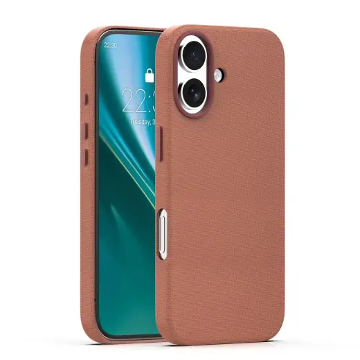 Etteri Elegant Mag telefono dėklas su MagSafe palaikymu iPhone 16 rudas