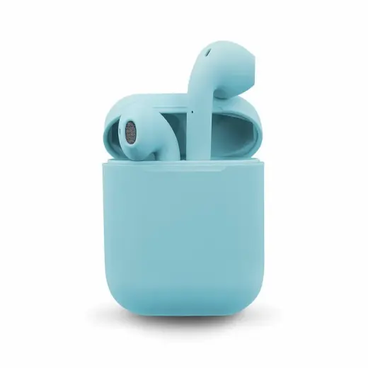 Reverse i12 Airpods Bluetooth 5.0 Austiņas ar Mikrofonu gaiši zils
