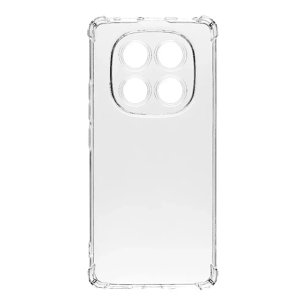 Tactical TPU Plyo Cover for Xiaomi Redmi Note 14 Pro 5G Transparent