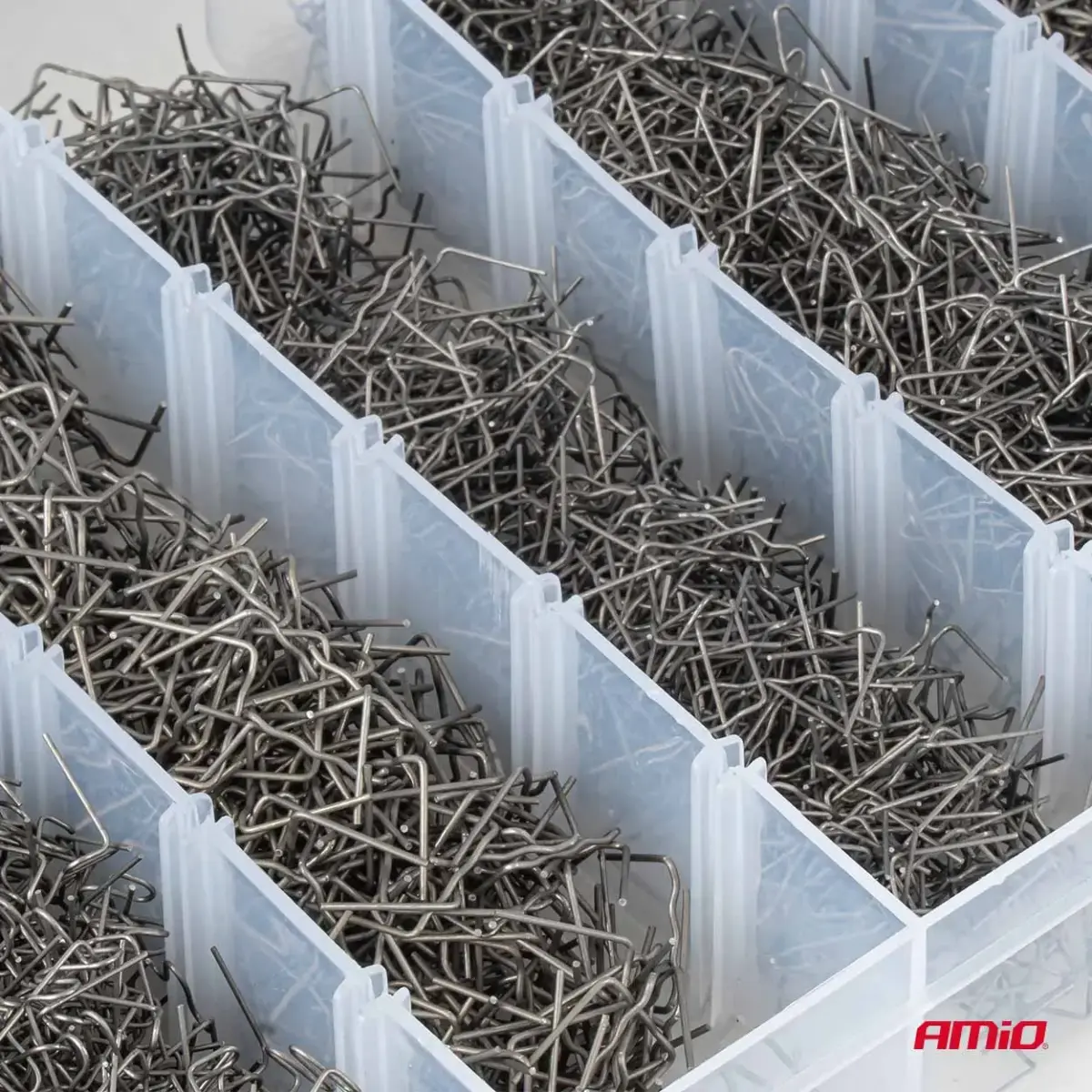 Plastic welding staples set 3000 pcs. AMIO-04743