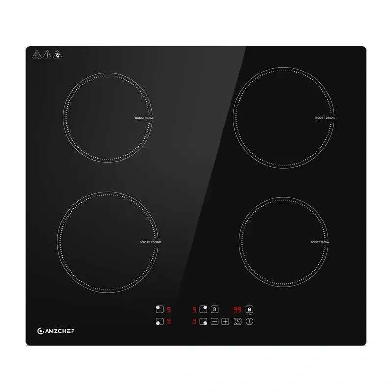 AMZCHEF CE-T-74IB4xyzf-CS 4-Zone Induction Cooktop