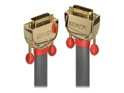 Lindy Gold - DVI cable - DVI-D to DVI-D - 20 m