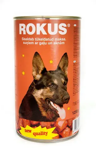 Rokus ar aknu gaļu suņiem liver 1250 g