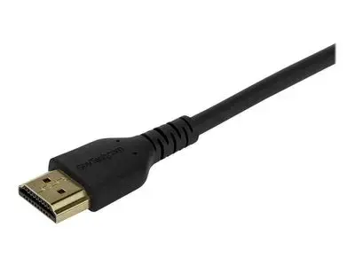 StarTech.com 1m Premium Certified HDMI 2.0 Cable with Ethernet - 3ft High Speed UHD 4K 60Hz HDR Durable Rugged Ultra HD HDMI Monitor Cord - HDMI with Ethernet cable - 1 m