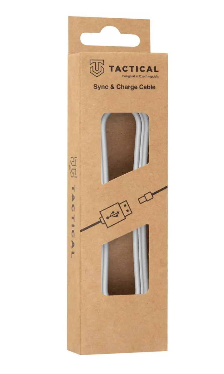 Tactical Smooth Thread Cable USB-C|Lightning 2m White