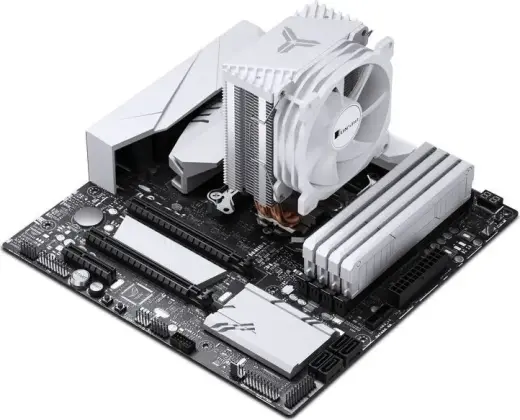 Jonsbo CR-1400 E CPU cooler  RGB - 92mm  white
