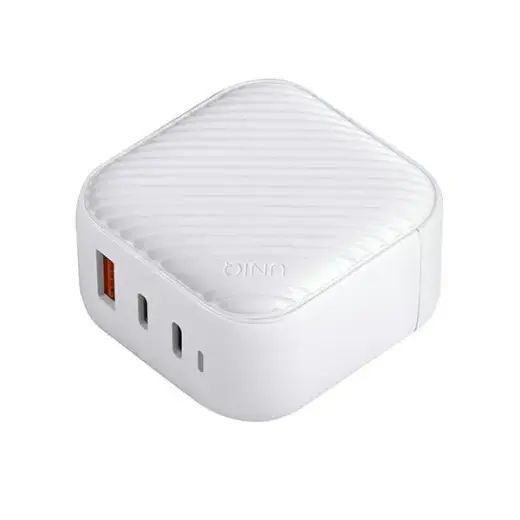 UNIQ Verge Pro travel charger | 66W | GaN | USB-C | white