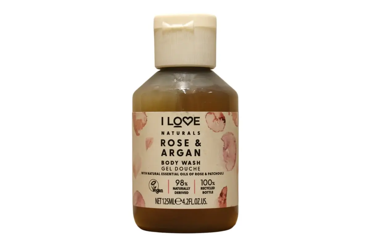 I love Naturals Collection, Vegan, Rose AND Argan, Hydrating Shower Gel, For All Skin Types, 125 ml
